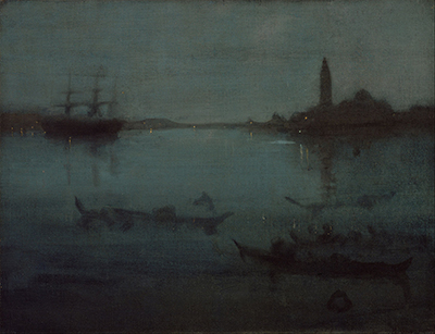 Nocturne in Blue and Silver The Lagoon Venice James Abbott McNeill Whistler